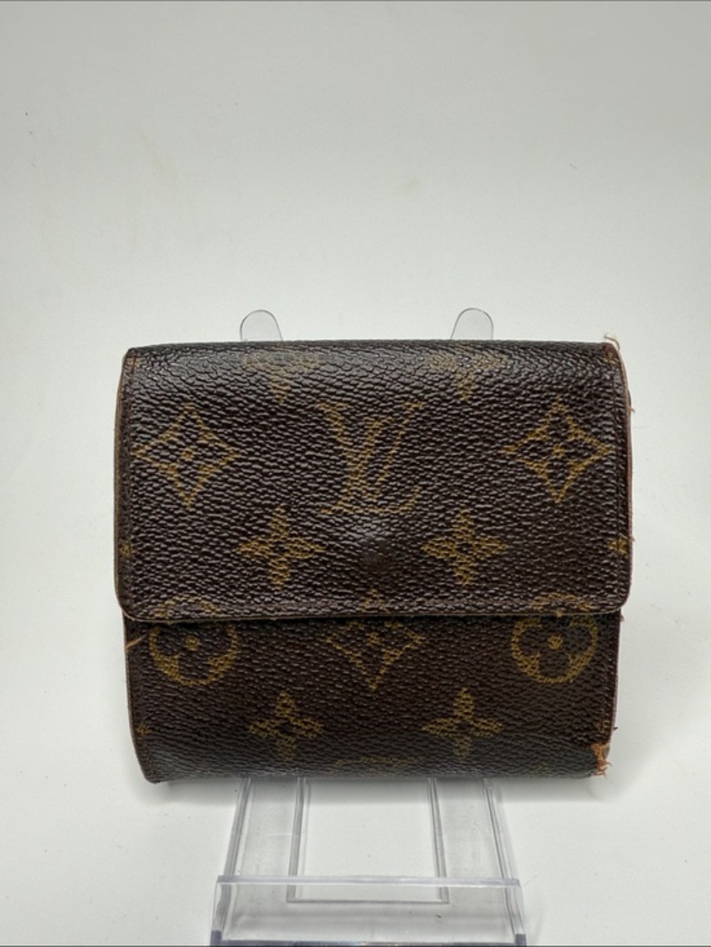 Louis Vuitton Elise Brown Monogram Wallet Tri-Fold | Unisex | Pre-Owned |